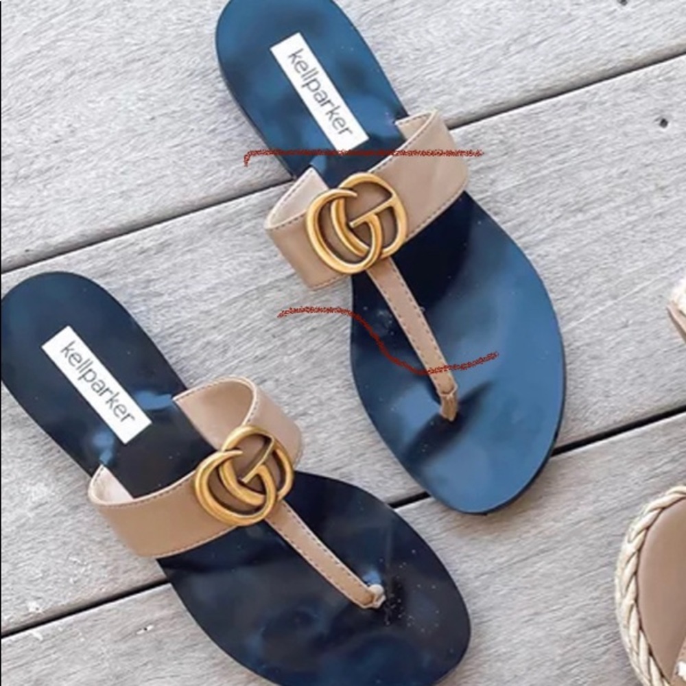 KellParker Brielle Gucci-like Sandals size 6